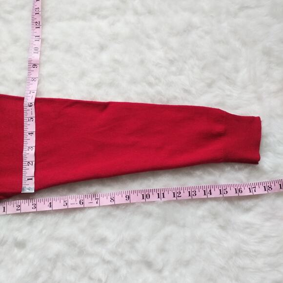 Daniel Bishop Red Merino Wool Sweater Size Large - Picture 4 of 5
